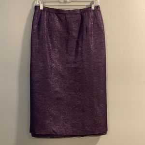New Emily Purple Skirt. Size 24W. Rayon Blend.